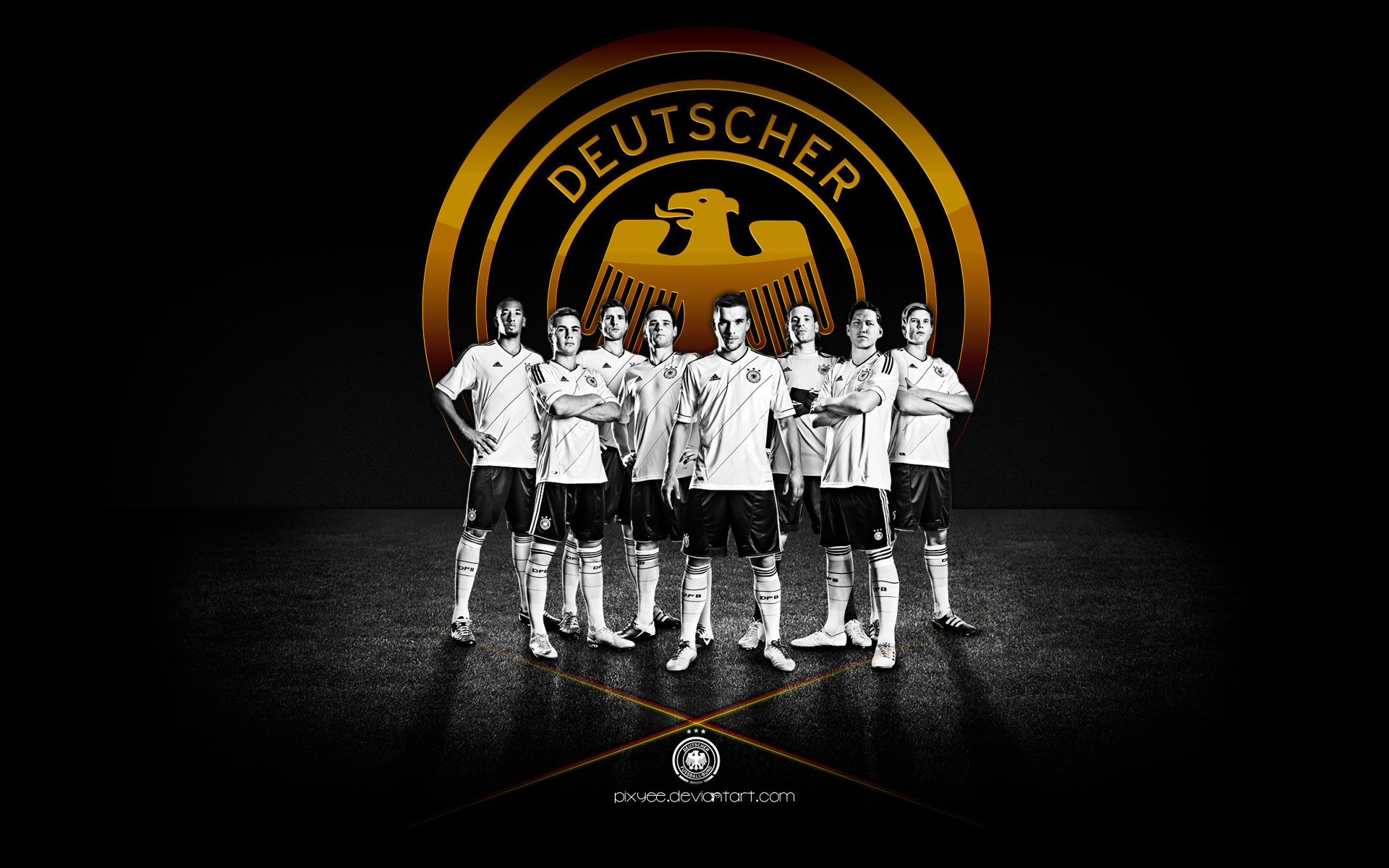 Deutscher Fussball Bund Wallpaper Germany By Pixyee On