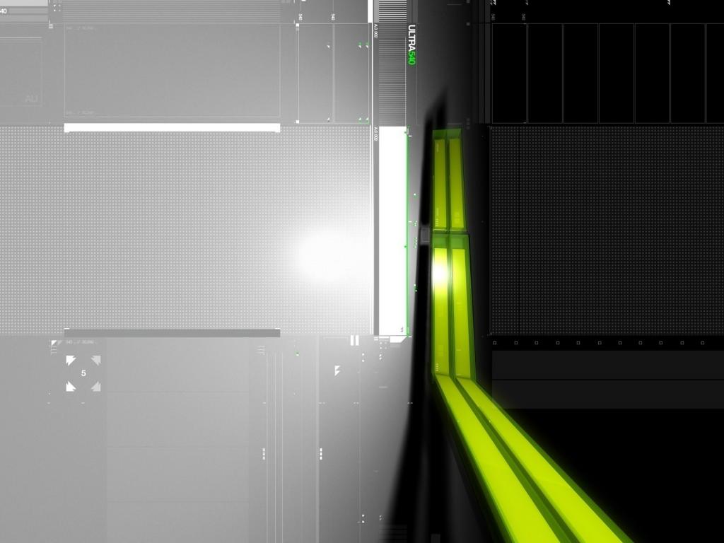 Light Bright Lines Green Gray Black Powerpoint Background Available
