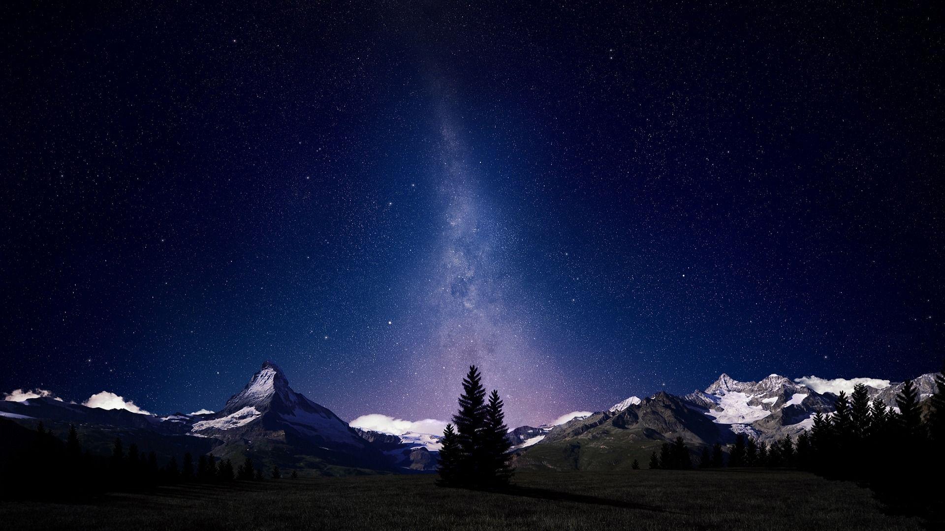 Free download Night Sky Stars Wallpapers [1920x1080] for your Desktop,  Mobile & Tablet | Explore 66+ Night Sky Stars Wallpaper | Night Sky  Background, Night Sky Wallpaper, Wallpaper Night Sky