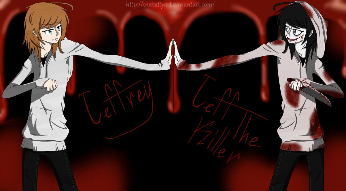 Jeffrey And Jeff The Killer By Thekattyart