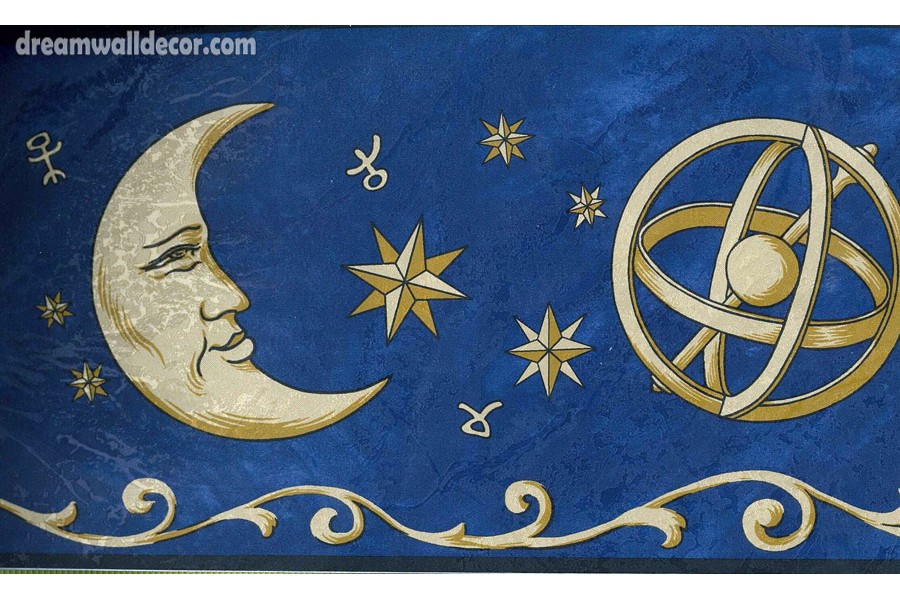 Celestial Sun And Moon Wallpaper Universe Blue