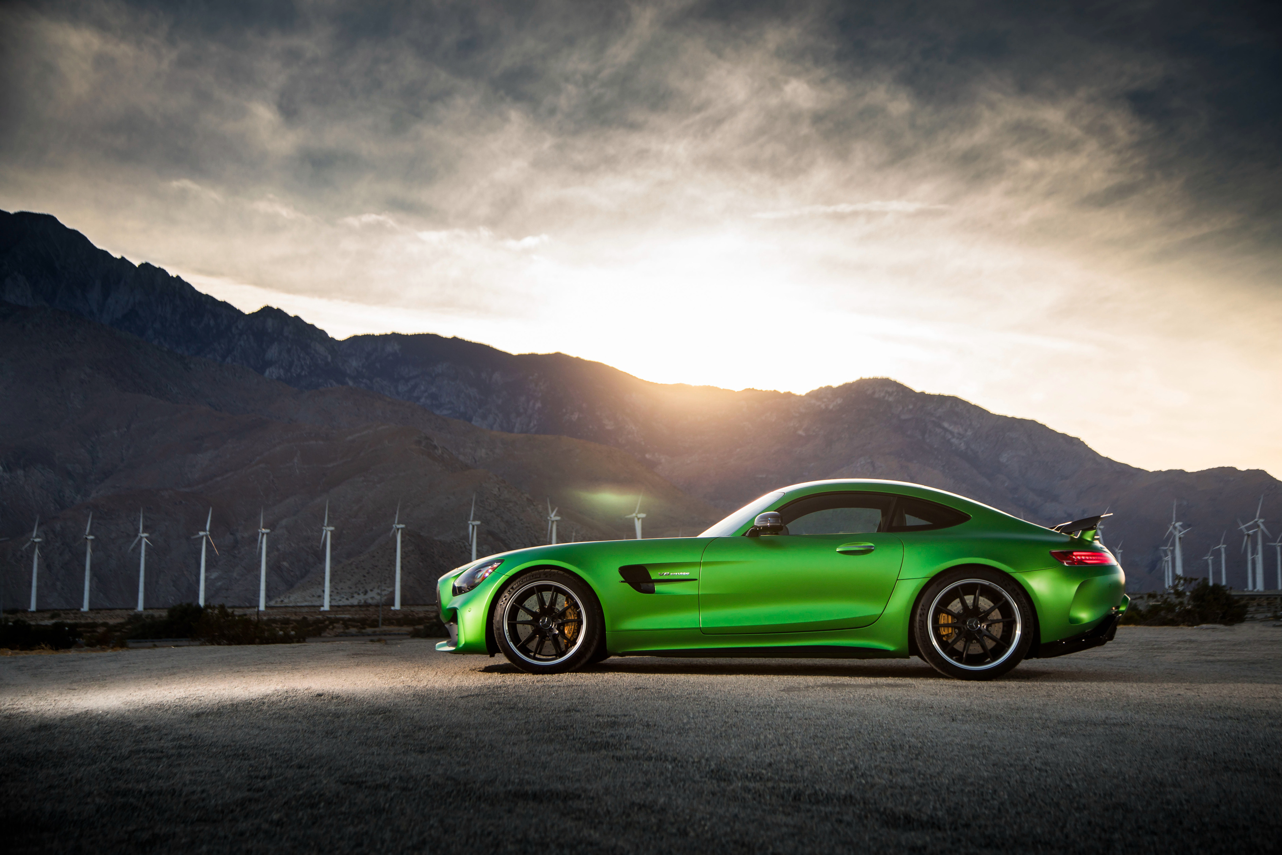Mercedes Amg Gt R Side Wallpaper HD Cars 4k
