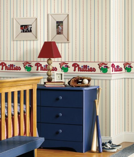 York Wallcoverings Zb3376bd Minnesota Twins Prepasted Border Navy Red