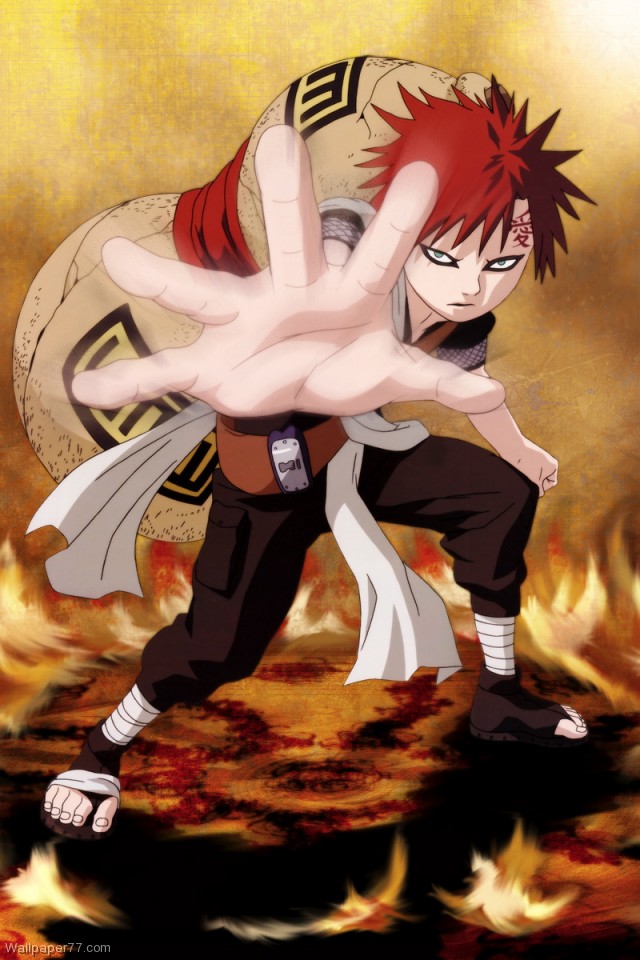 Gaara Anime Wallpaper Naruto Manga