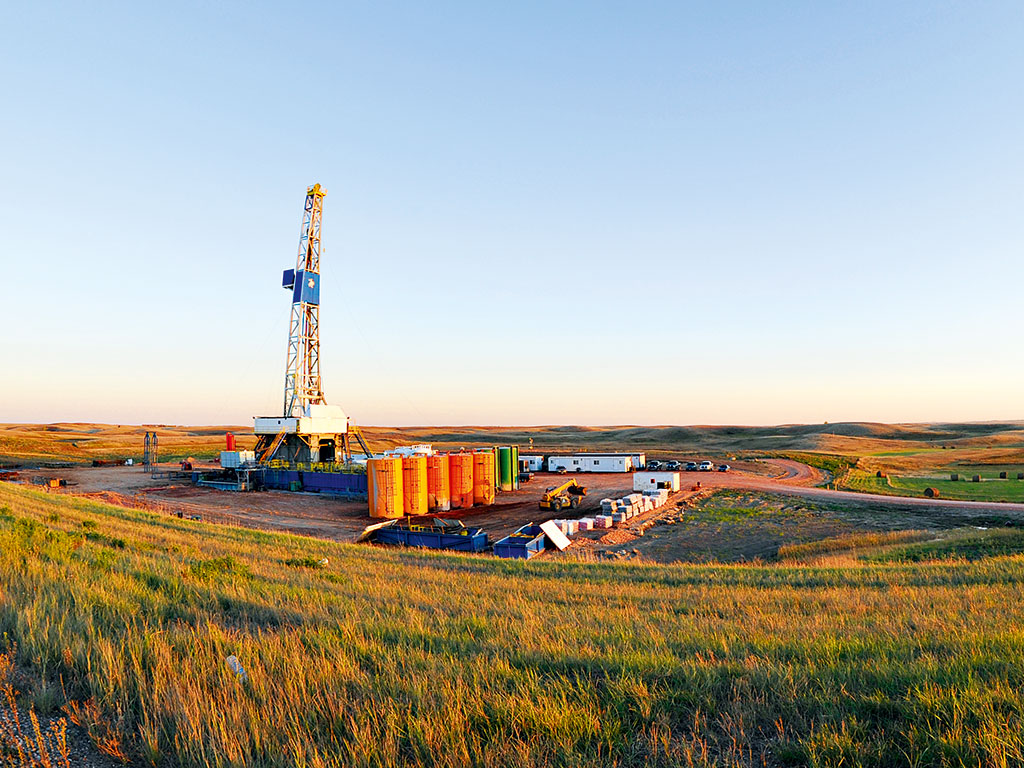 An Oil Drilling Rig In Stanley North Dakota As The Us Moves To