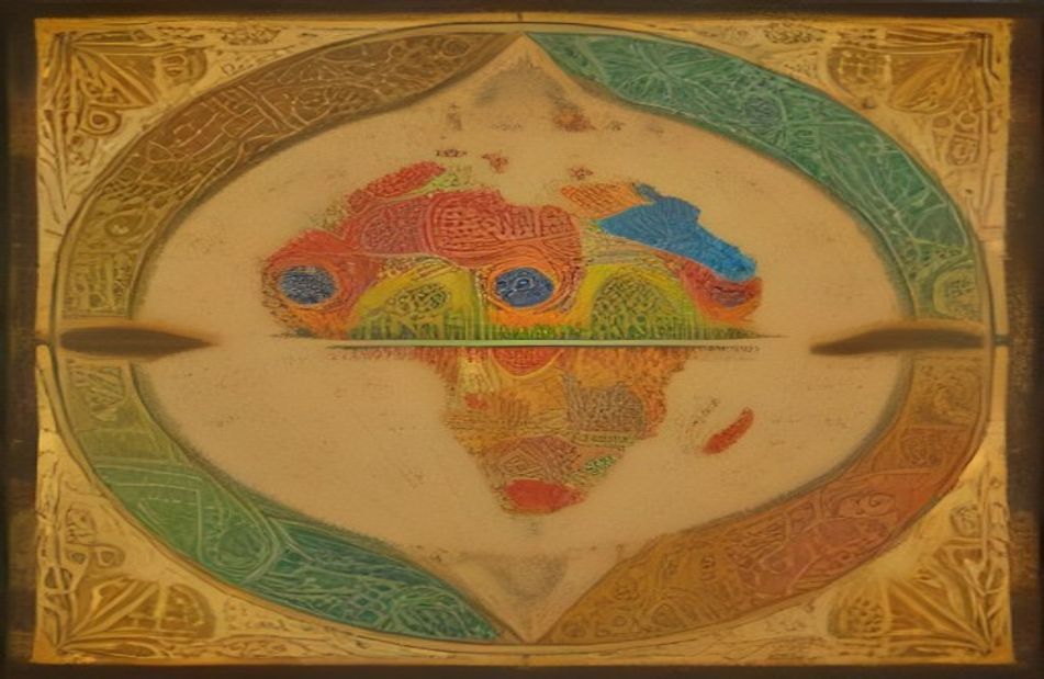 Africa Map Wallpaper