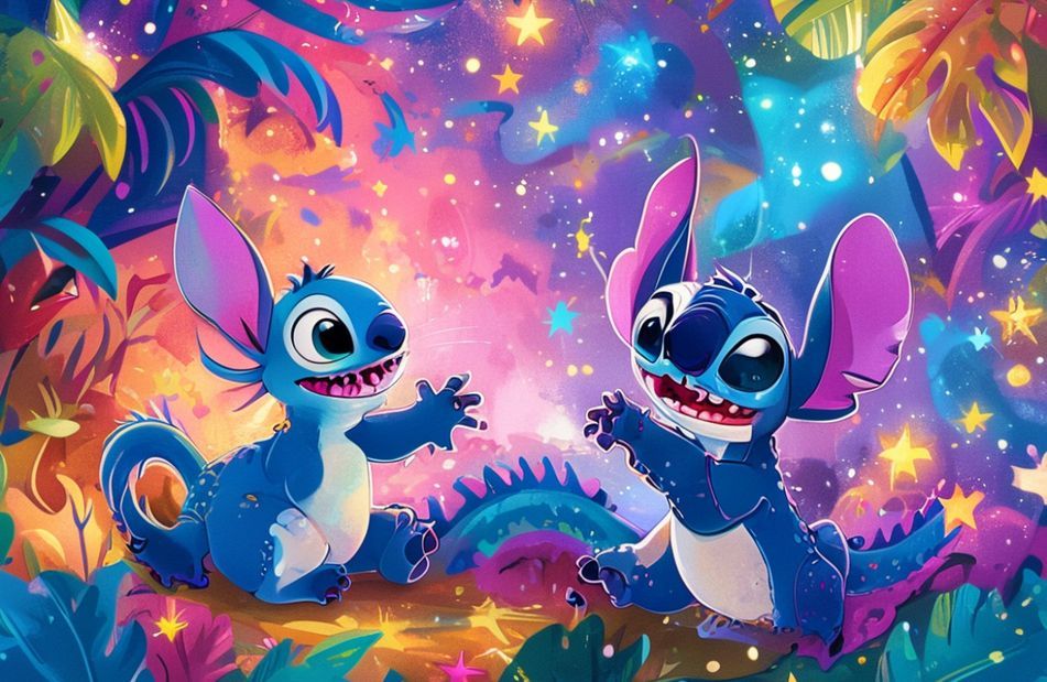 Toothless And Stitch Wallpaper