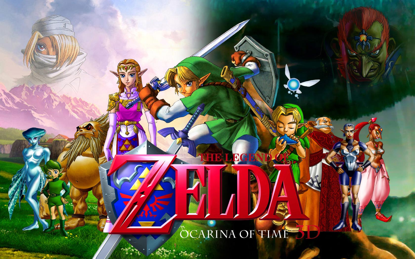 Of Zelda Ocarina Of Time Computer Wallpapers Desktop Backgrounds 1680x1050