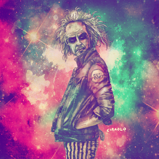 Hipster Beetlejuice By Fab Ciraolo