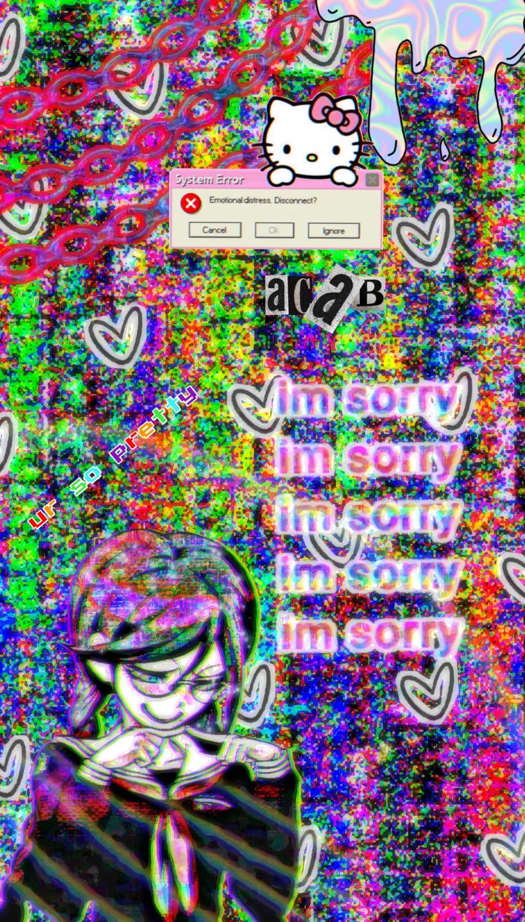 iPhone Glitchcore Wallpaper