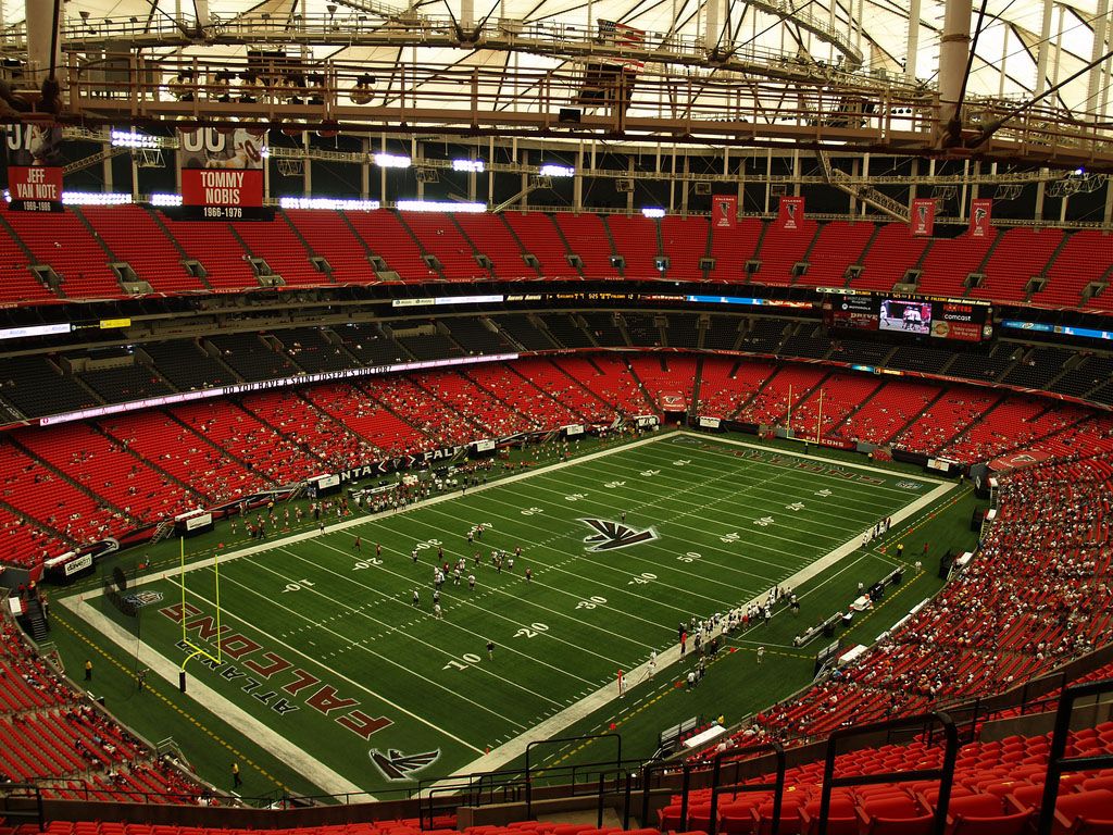 Atlanta Falcons Georgia Dome Wallpaper Photo