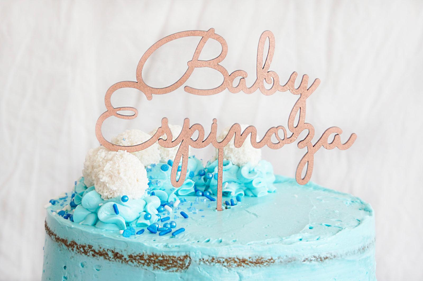 Baby Shower Cake Toppers Designlee Studio