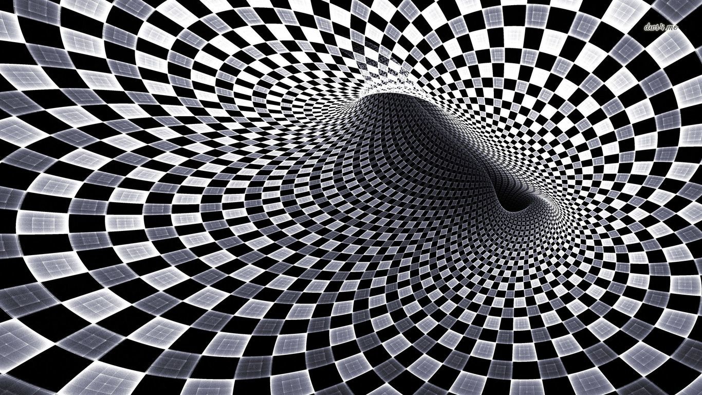 Hypnotic Tunnel Wallpaper Abstract