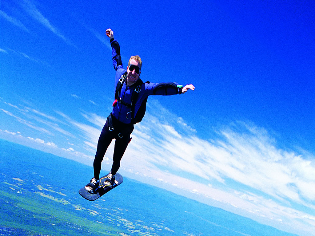 Cool Pix Pux Skysurfing Wallpaper