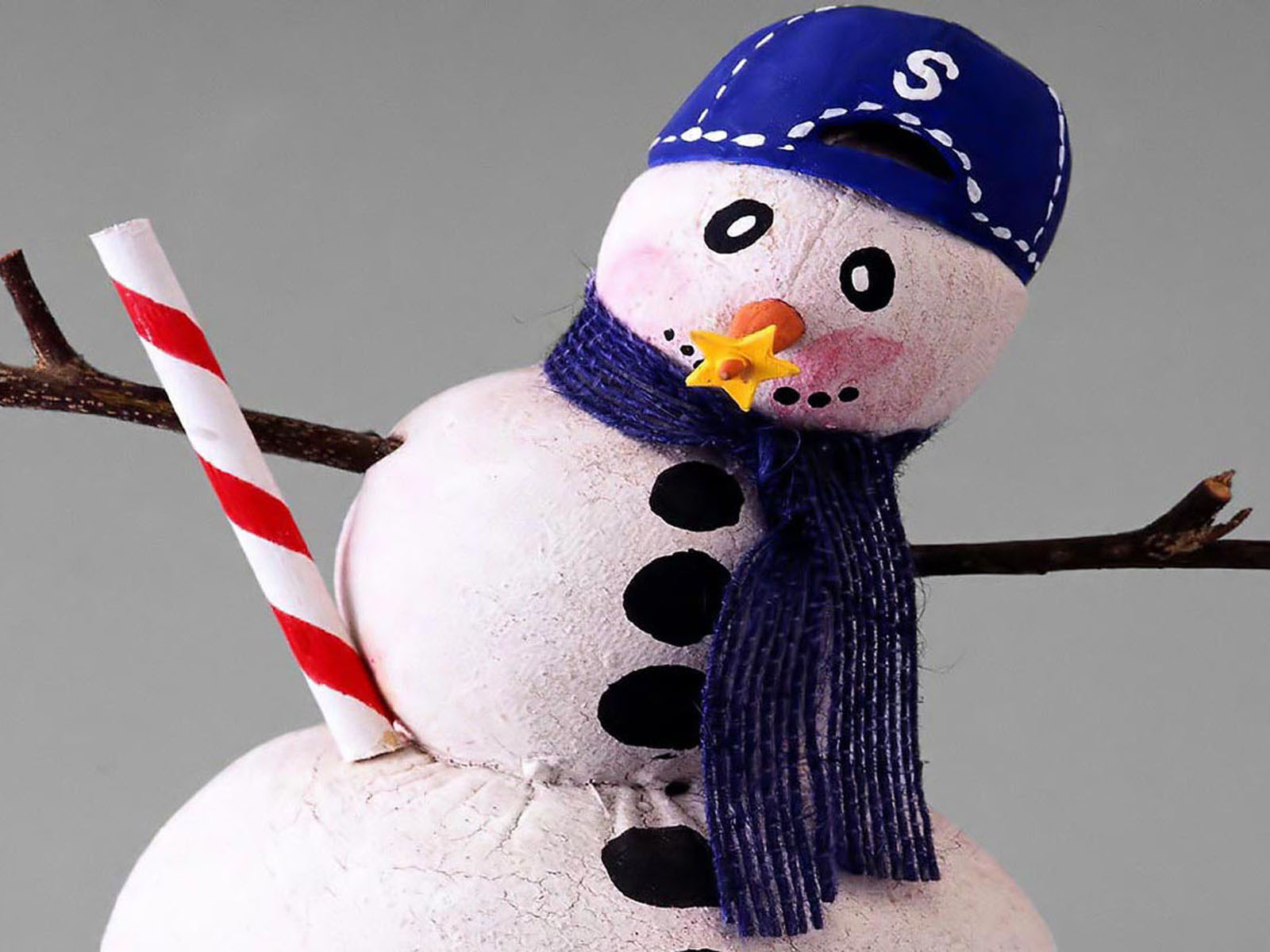 Wallpaper Christmas Snowman