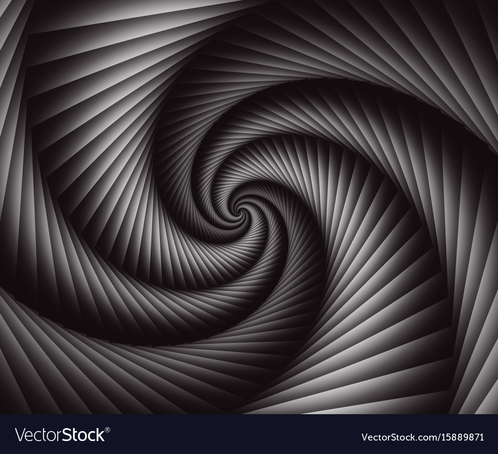 3d Abstract Spiral Background Wallpaper Royalty Vector