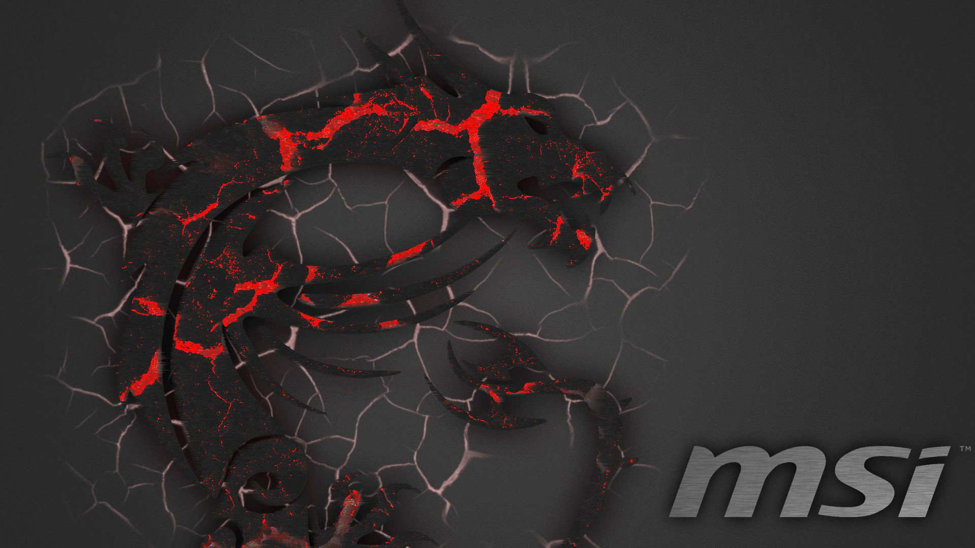 Msi Cool Dragon Logo HD 1080p Wallpaper Patible For