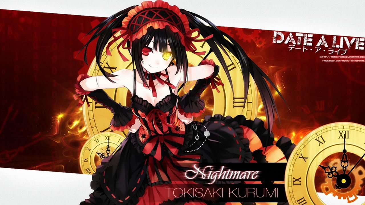 Live Anime Tokisaki Kurumi Girl HD Wallpaper Desktop Background
