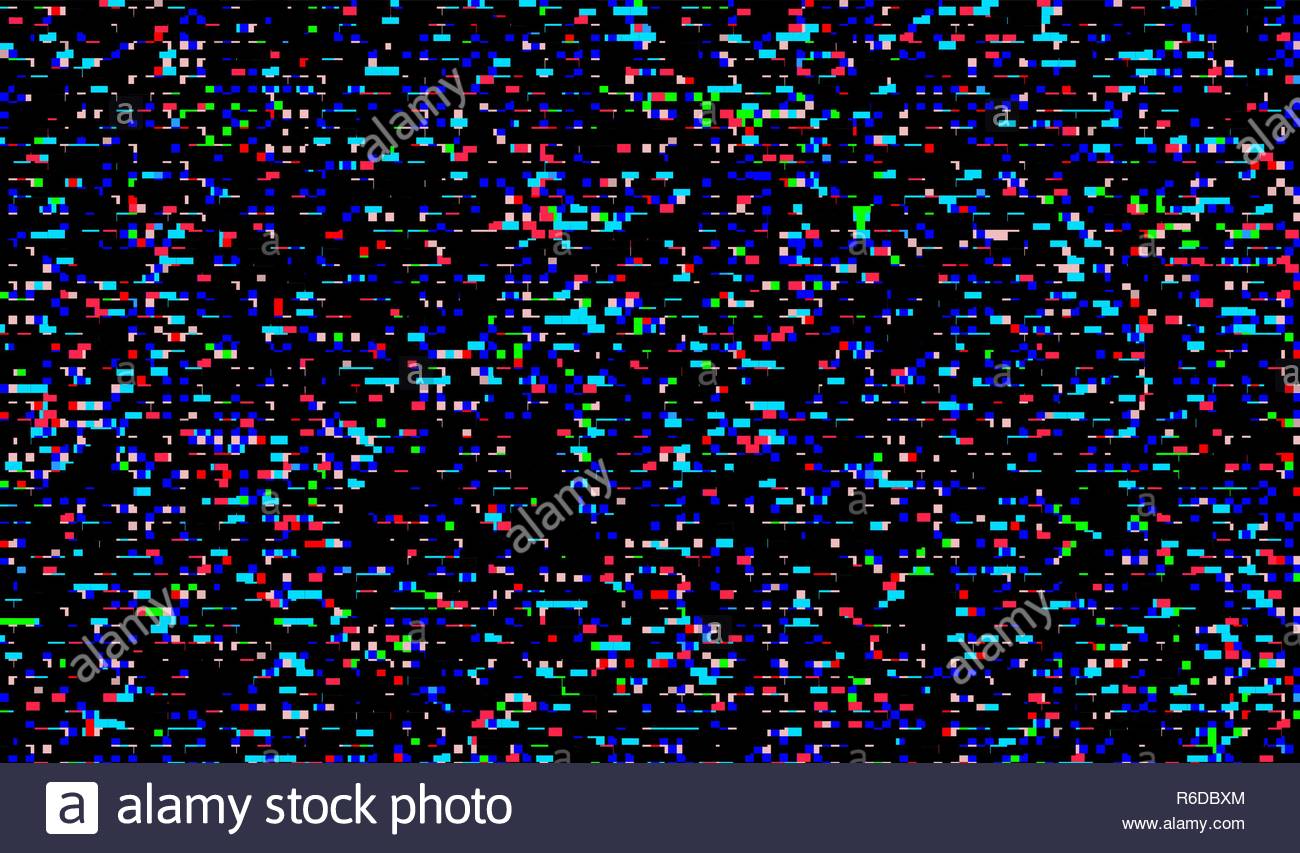 Glitch Texture Pixel Noise Test Tv Screen Digital Vhs Background