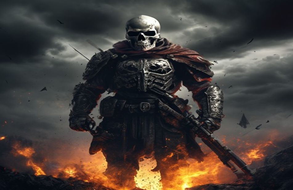Skull Soldier Wallpaper HD