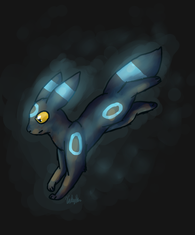 Shiny Umbreon By Cosmictacos