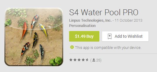 S4 Water Pool Pro V1 Android Theme