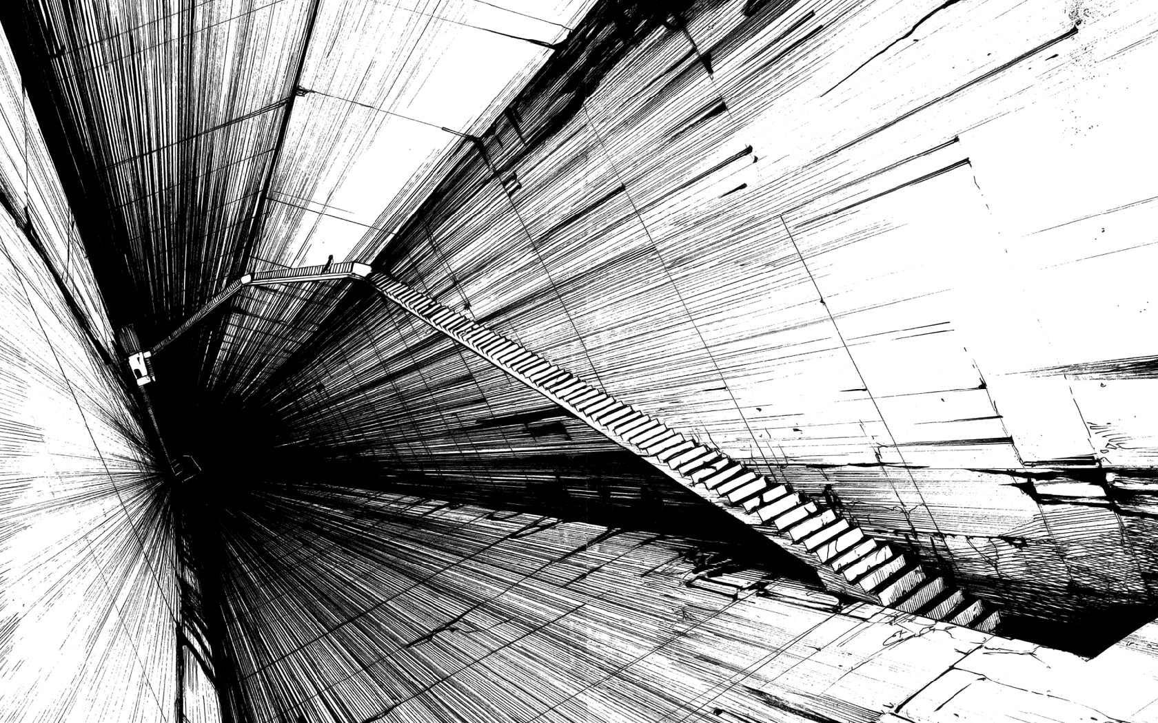 Black And White Abstract Wallpaper Digitalhint