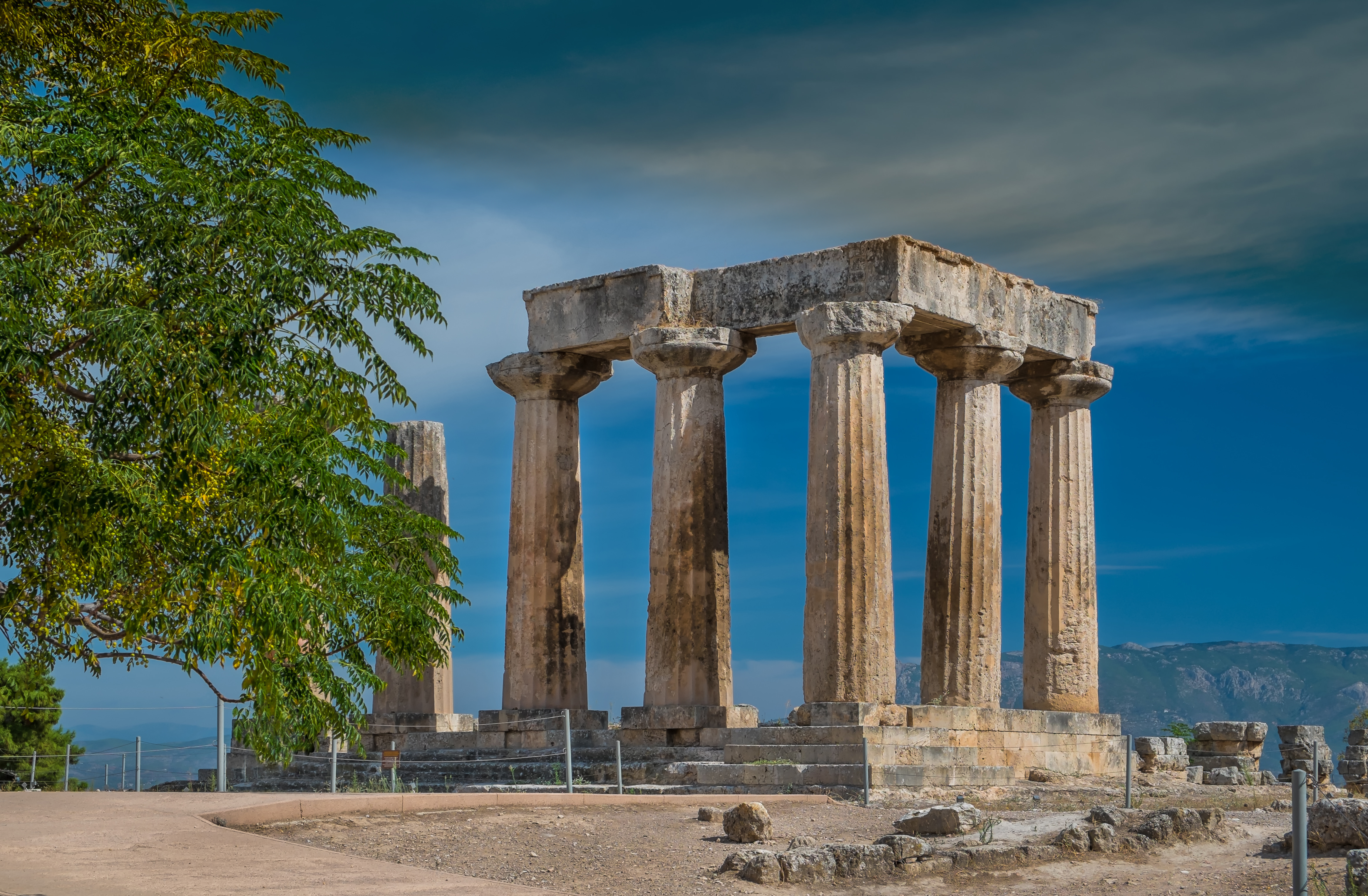 4k Greece Wallpaper Background Image