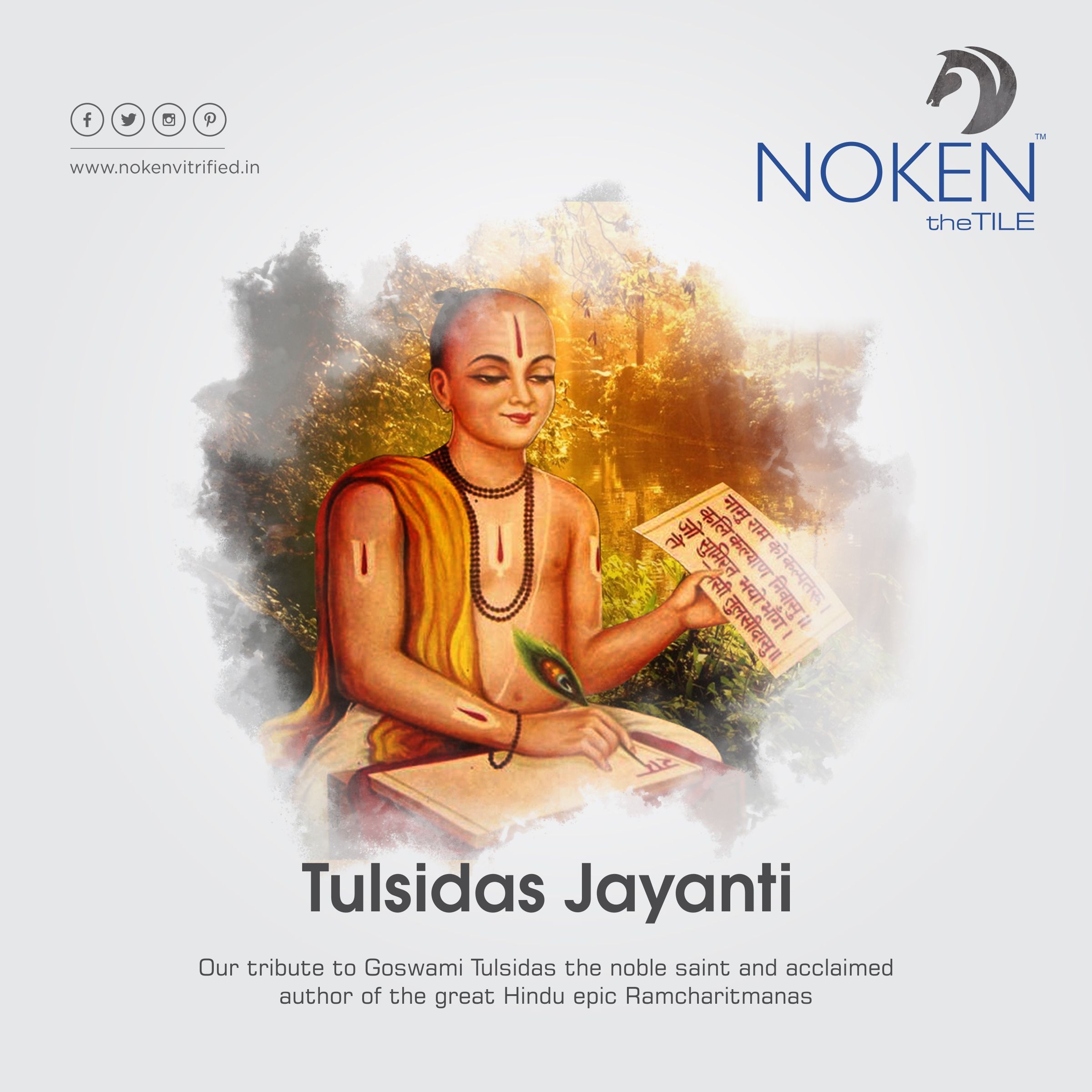 Our Tribute To Goswami Tulsidas The Noble Saint And Acclaimed