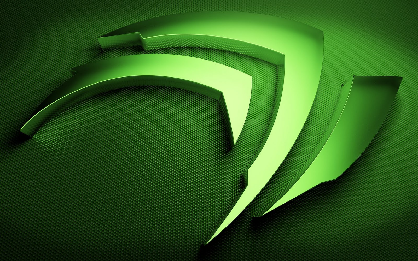 Nvidia Logo Full Hd Black And Green Wallpaper