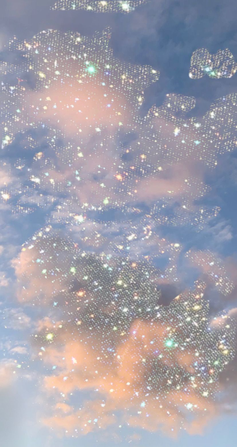 Glitter Sky Florencejanssen Cool Background Wallpaper