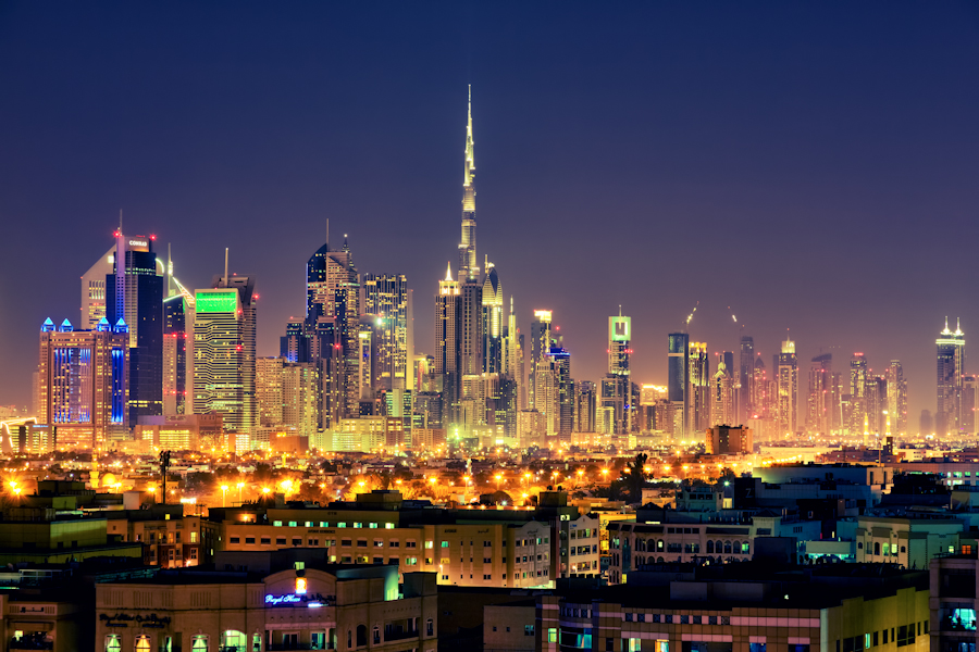 Dubai Skyline by hessbeck fotografix on