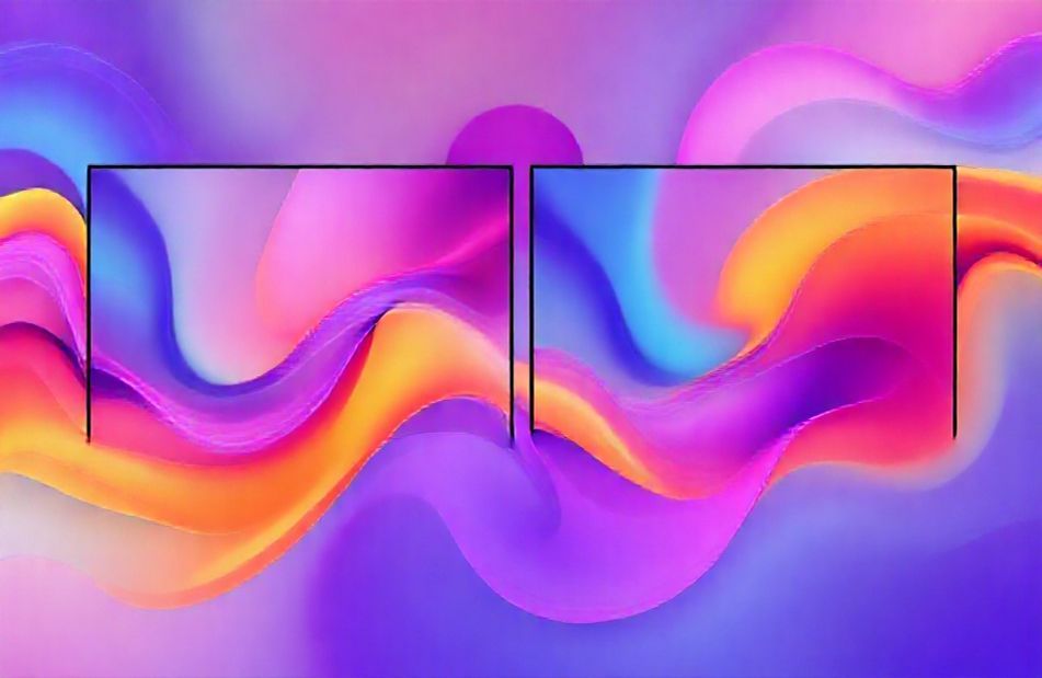 Abstract Dual Monitor Wallpaper
