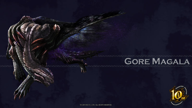 Free download MH 10th Anniversary Gore Magala Wallpaper 001jpg The Monster  Hunter 800x450 for your Desktop Mobile  Tablet  Explore 50 Monster  Hunter 10th Anniversary Wallpaper  Monster Hunter Wallpapers Monster