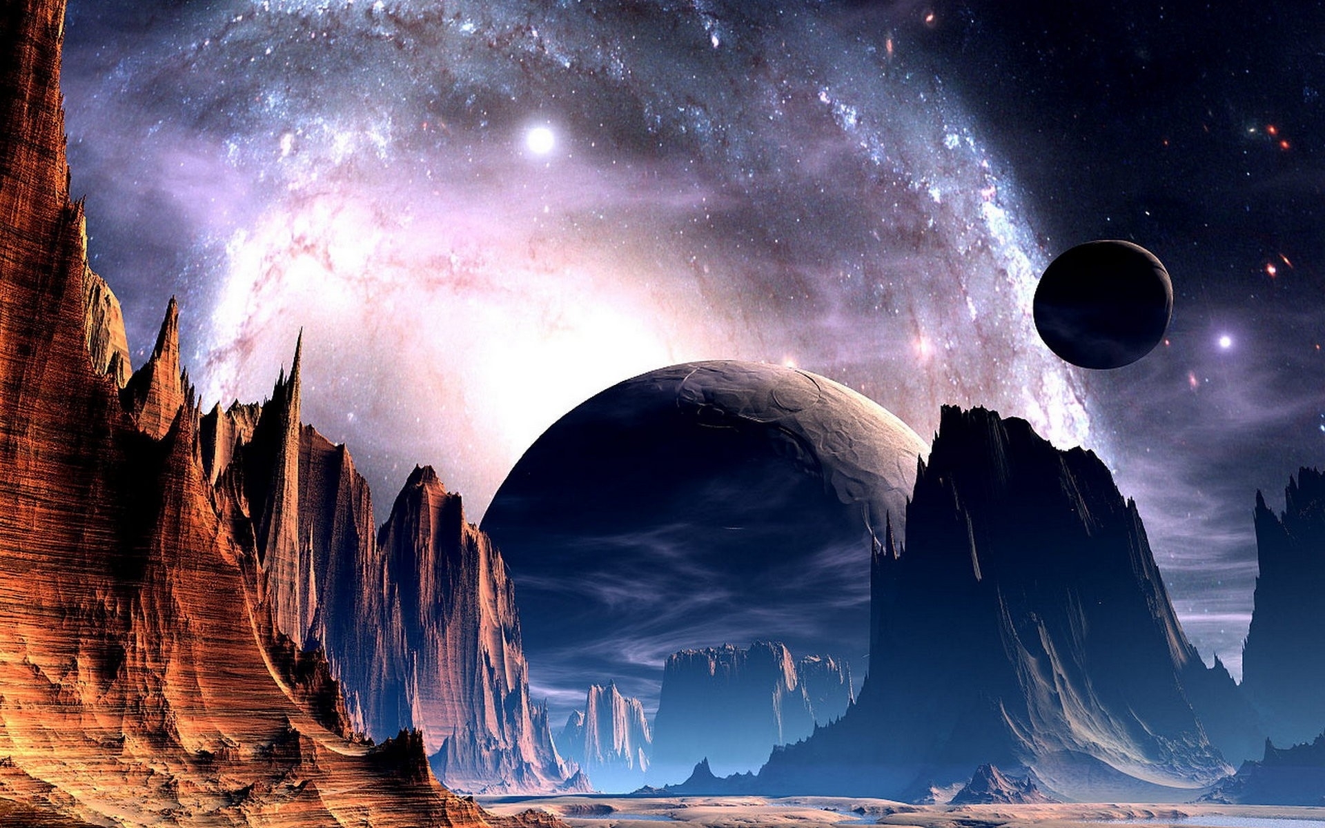 Sci Fi Science Fiction Plas Alien Sky Stars Nebula Galaxy Space