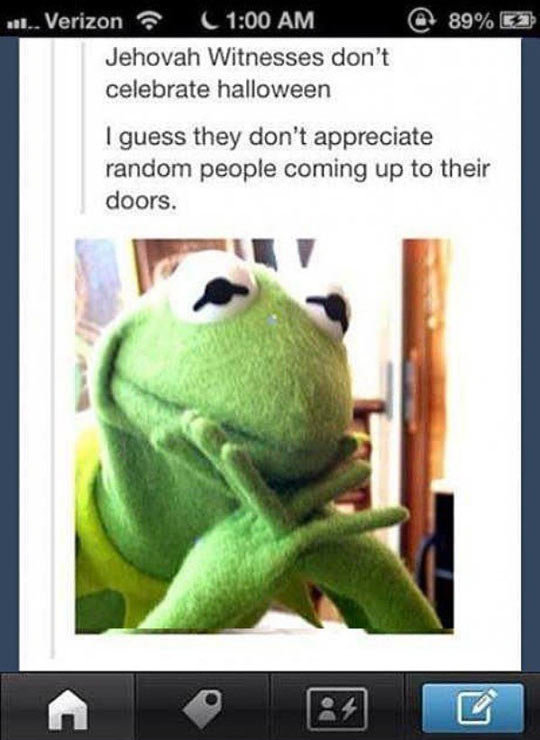 Kermit On Jehovahs Witnesses