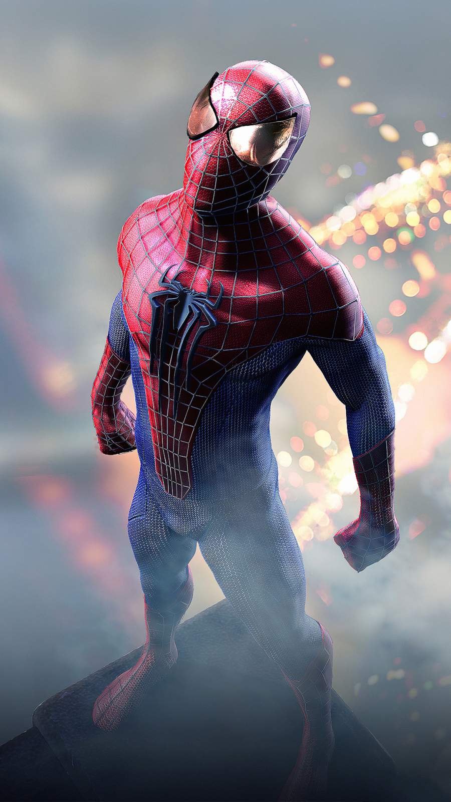 iOS 16 really complements these wallpapers  rSpidermanPS4