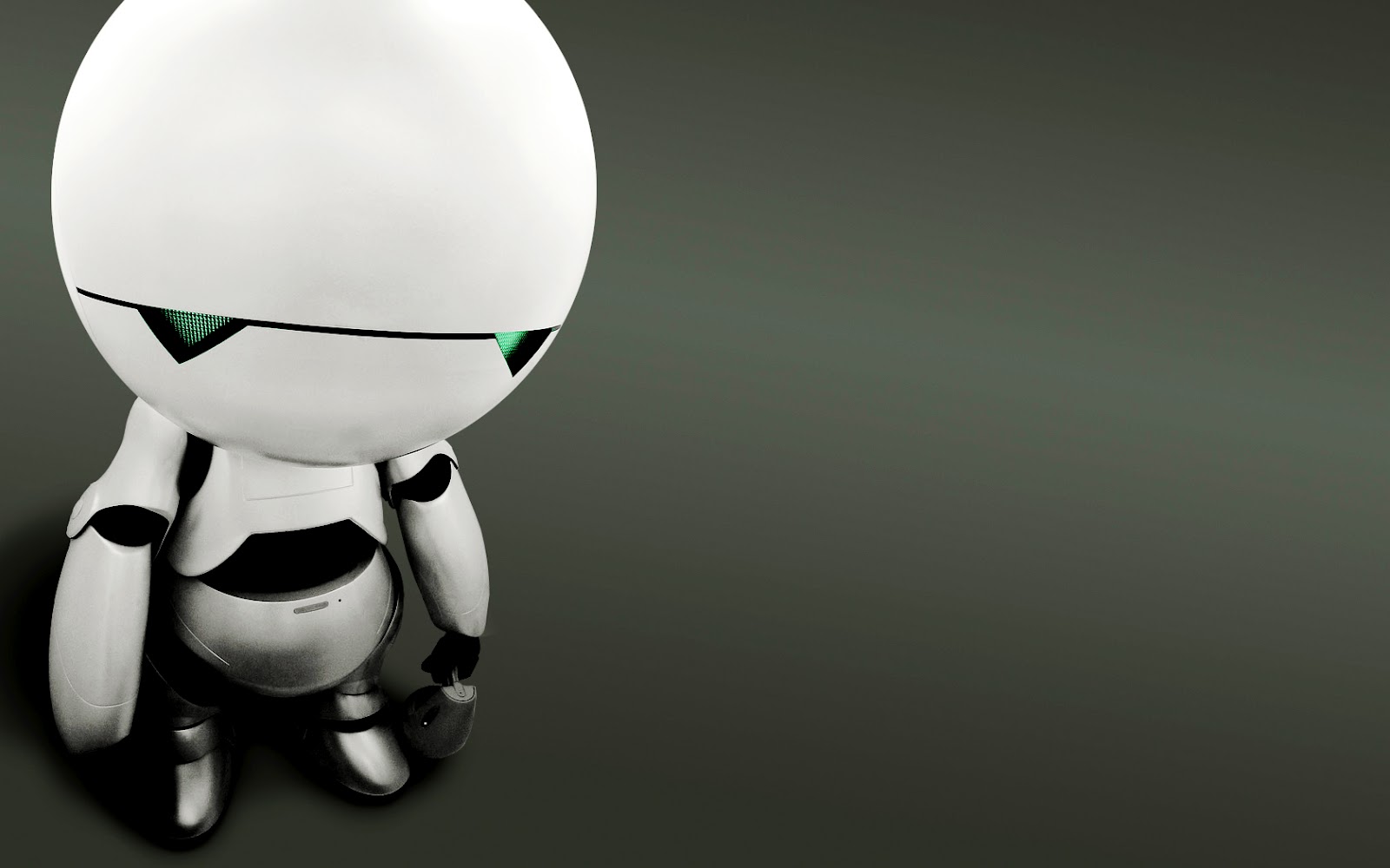Marvin The Paranoid Android HD Wallpaper Background