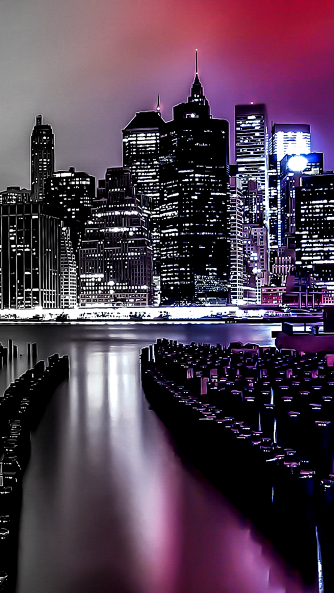 Night City Lights City lights at night City wallpaper Night city