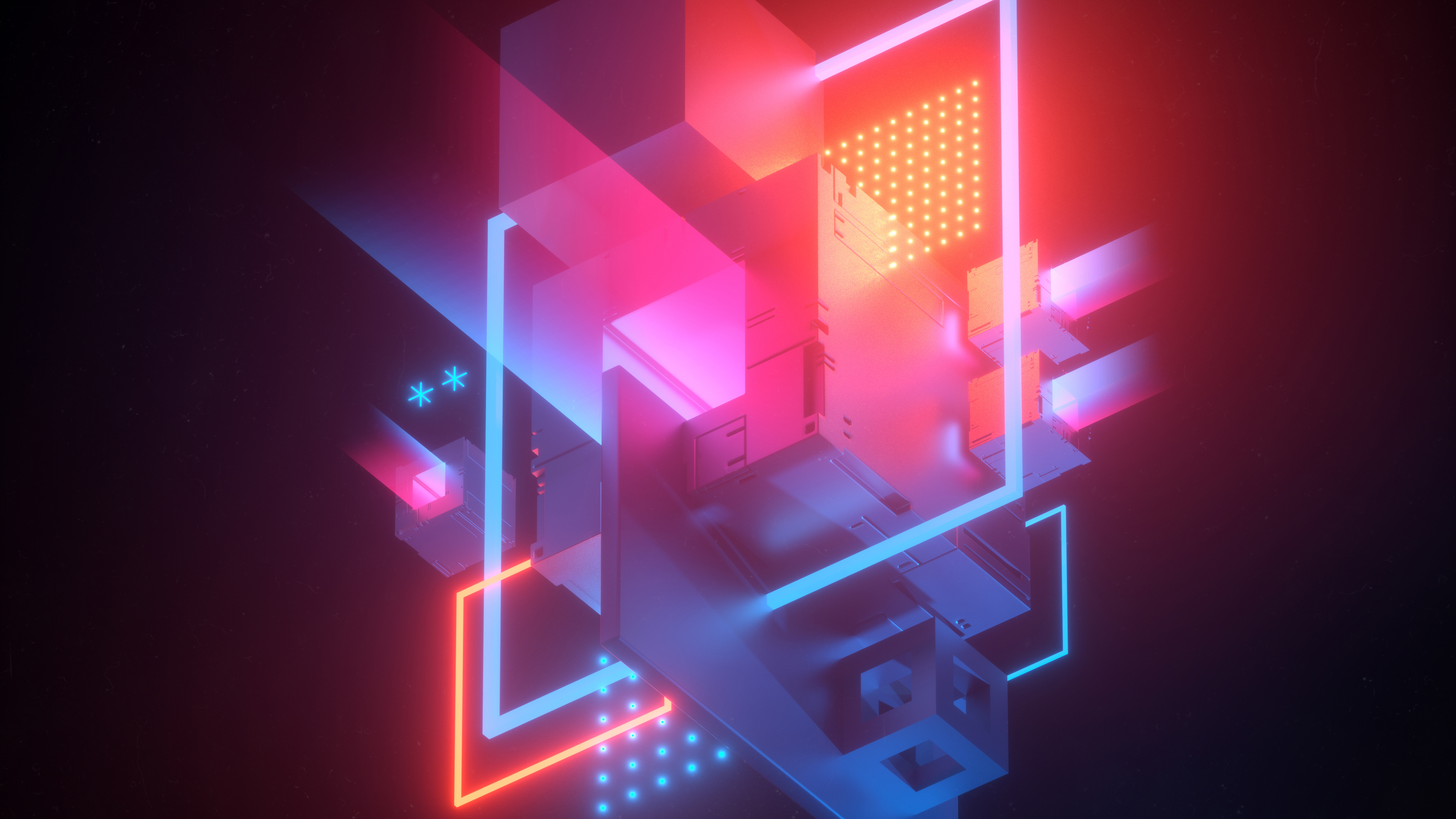 4k Abstract Wallpaper Conflict
