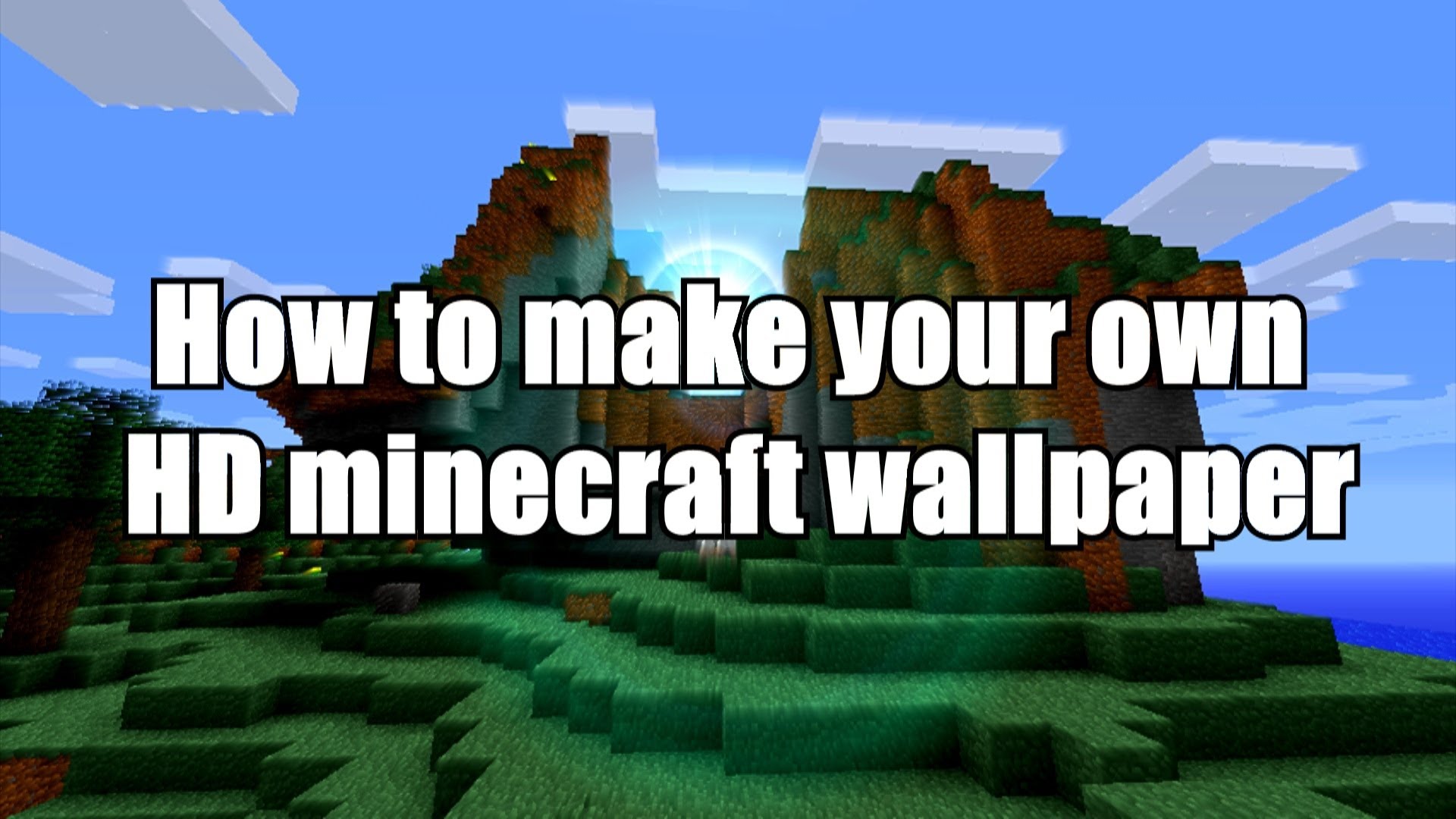 make your own minecraft screensaver