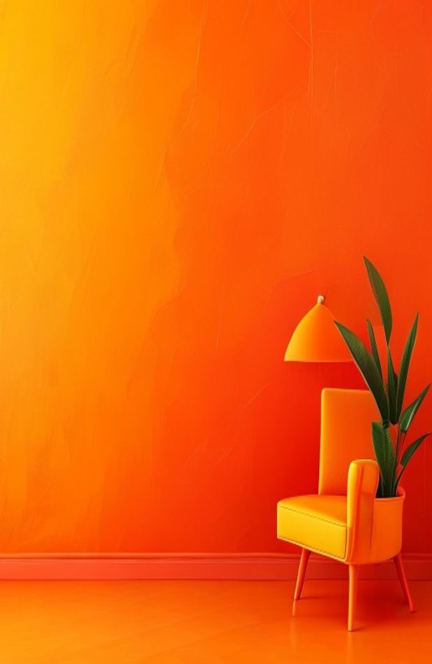 Solid Orange Wallpaper
