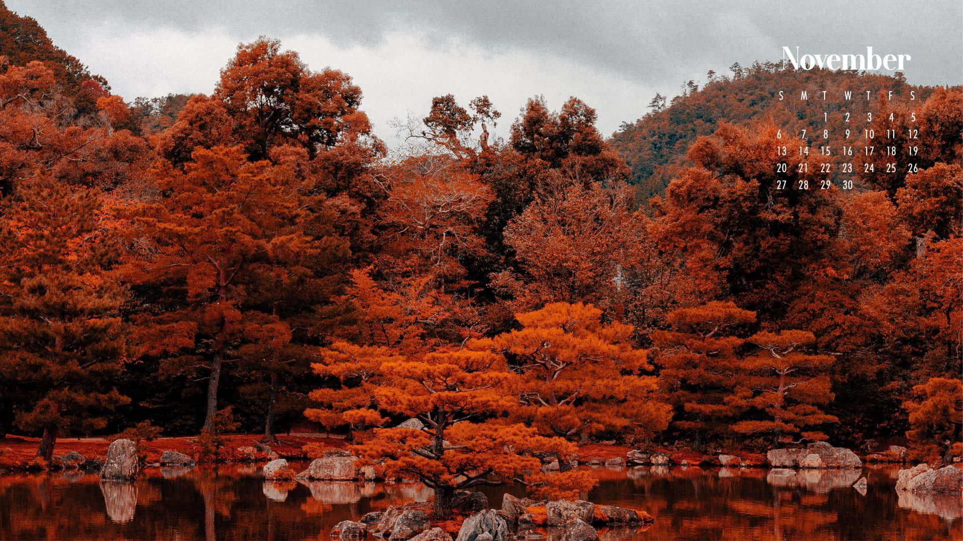 Celebrate The Colorful Season Of Fall With November Wallpaper