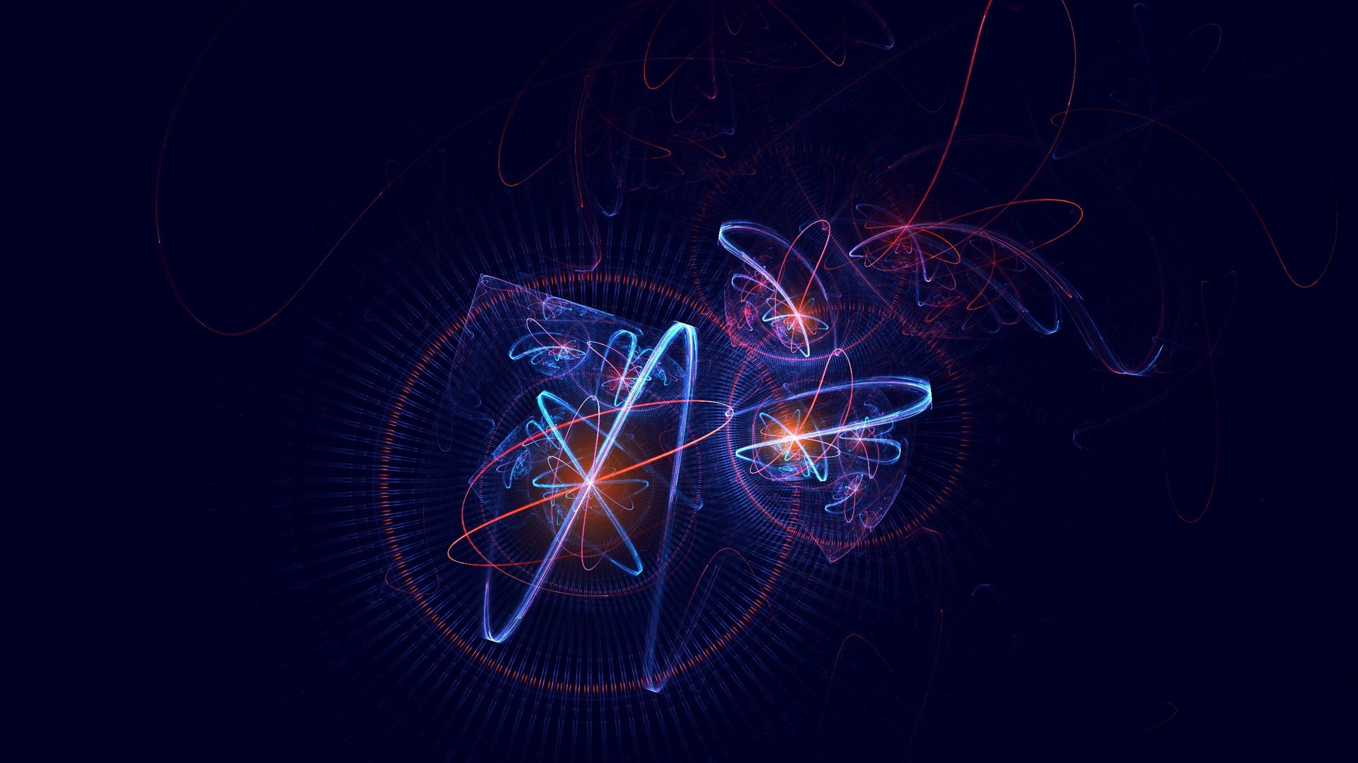 Wallpaper Plexus Background Dark Neon Full
