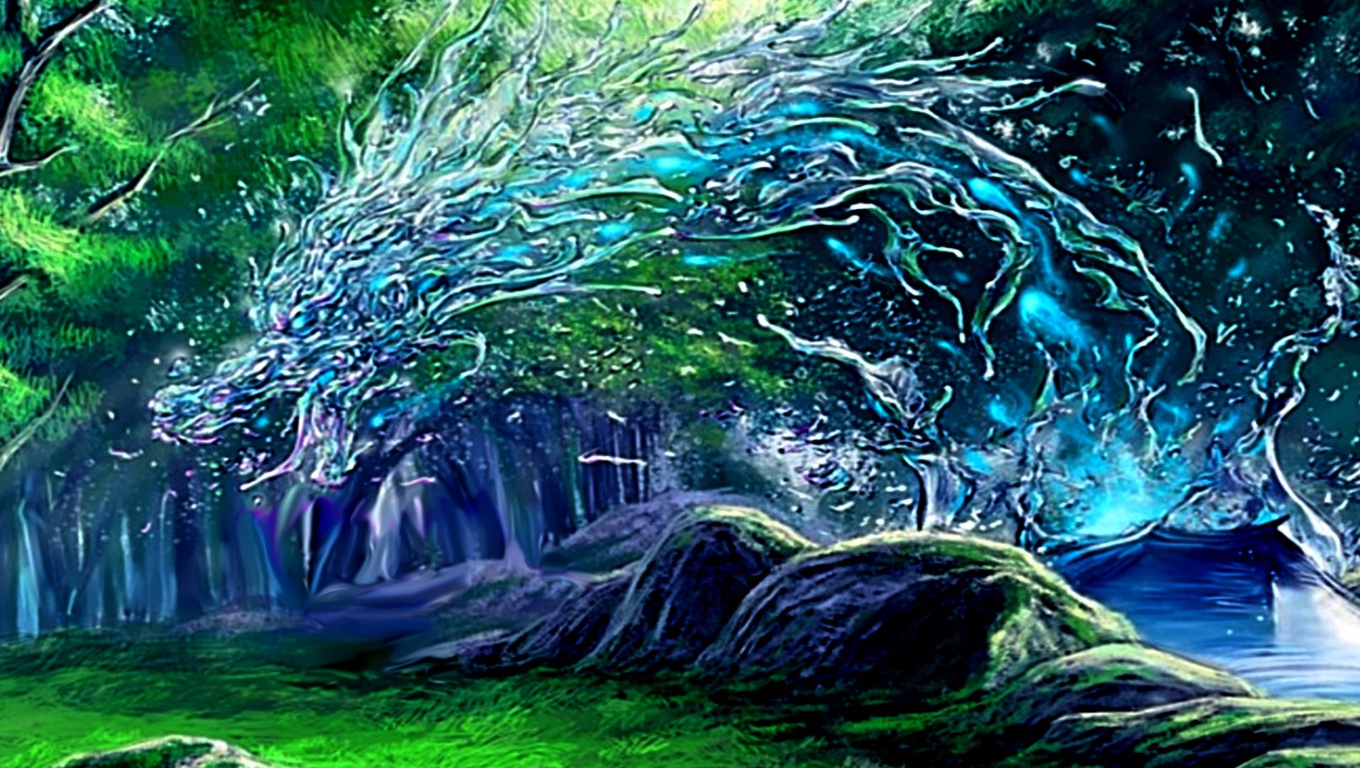 Water Dragon Wallpaper HD