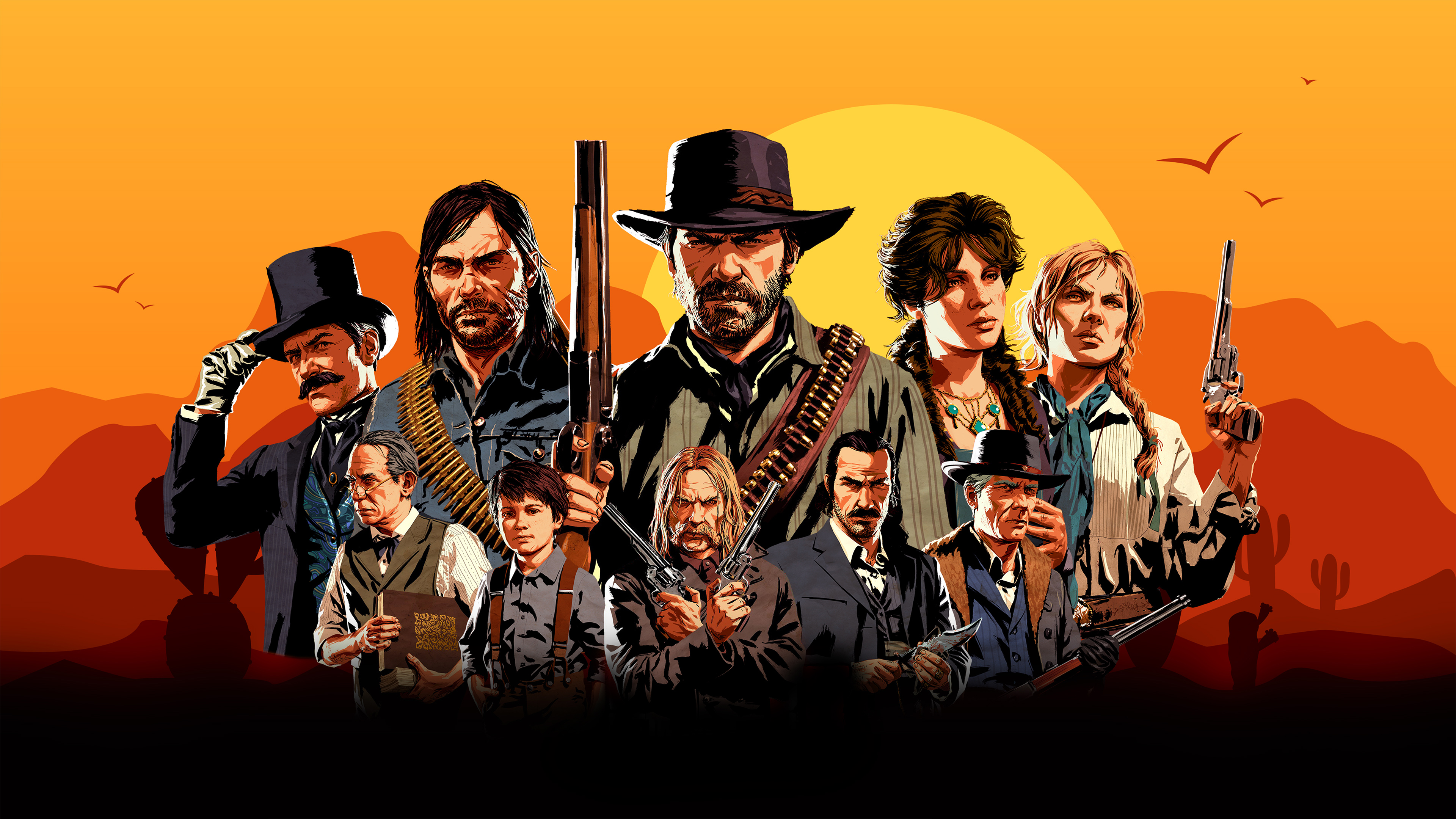 Red Dead Redemption Video Game 4k HD Games Wallpaper Image