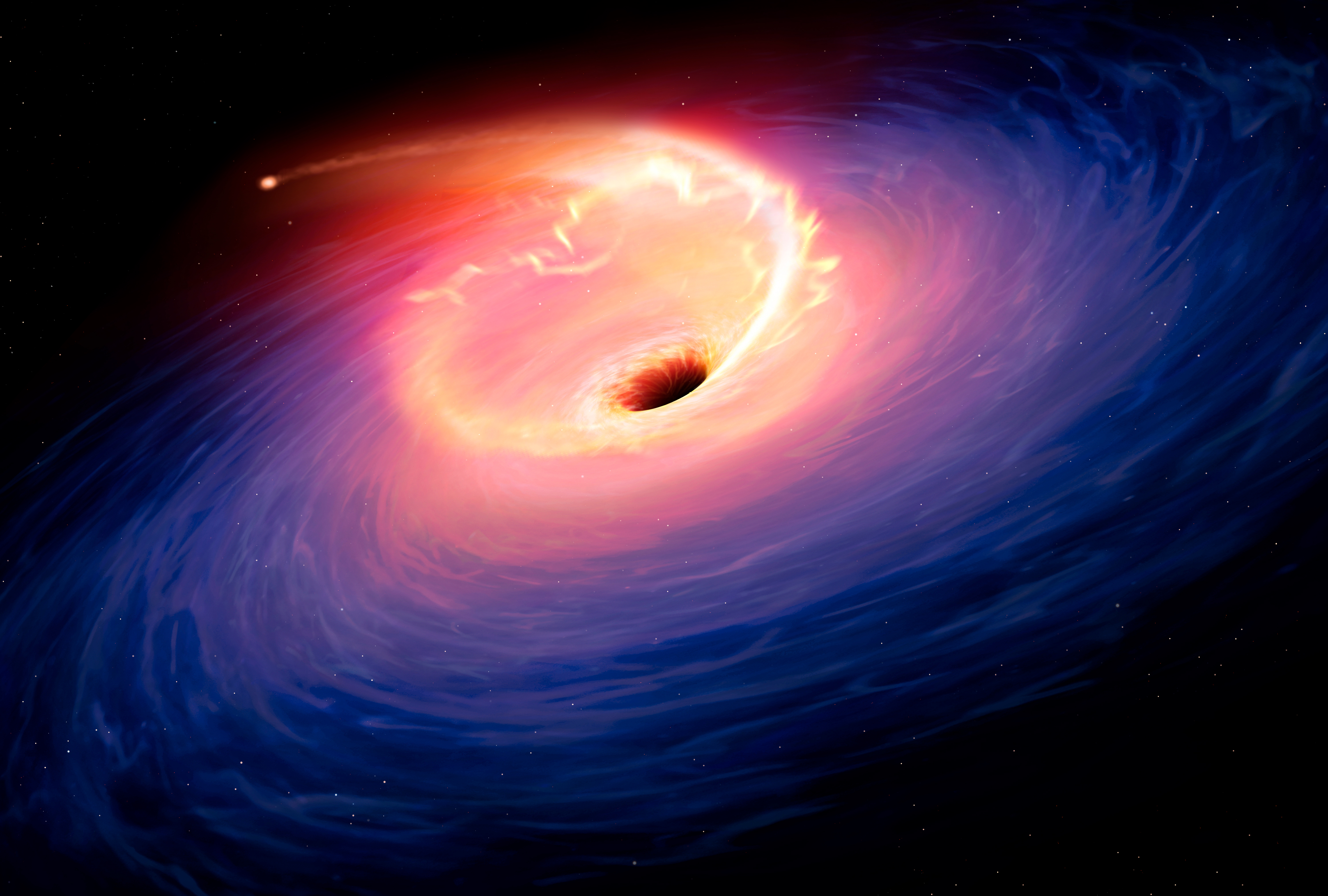 Black Hole 5k Retina Ultra HD Wallpaper Background Image
