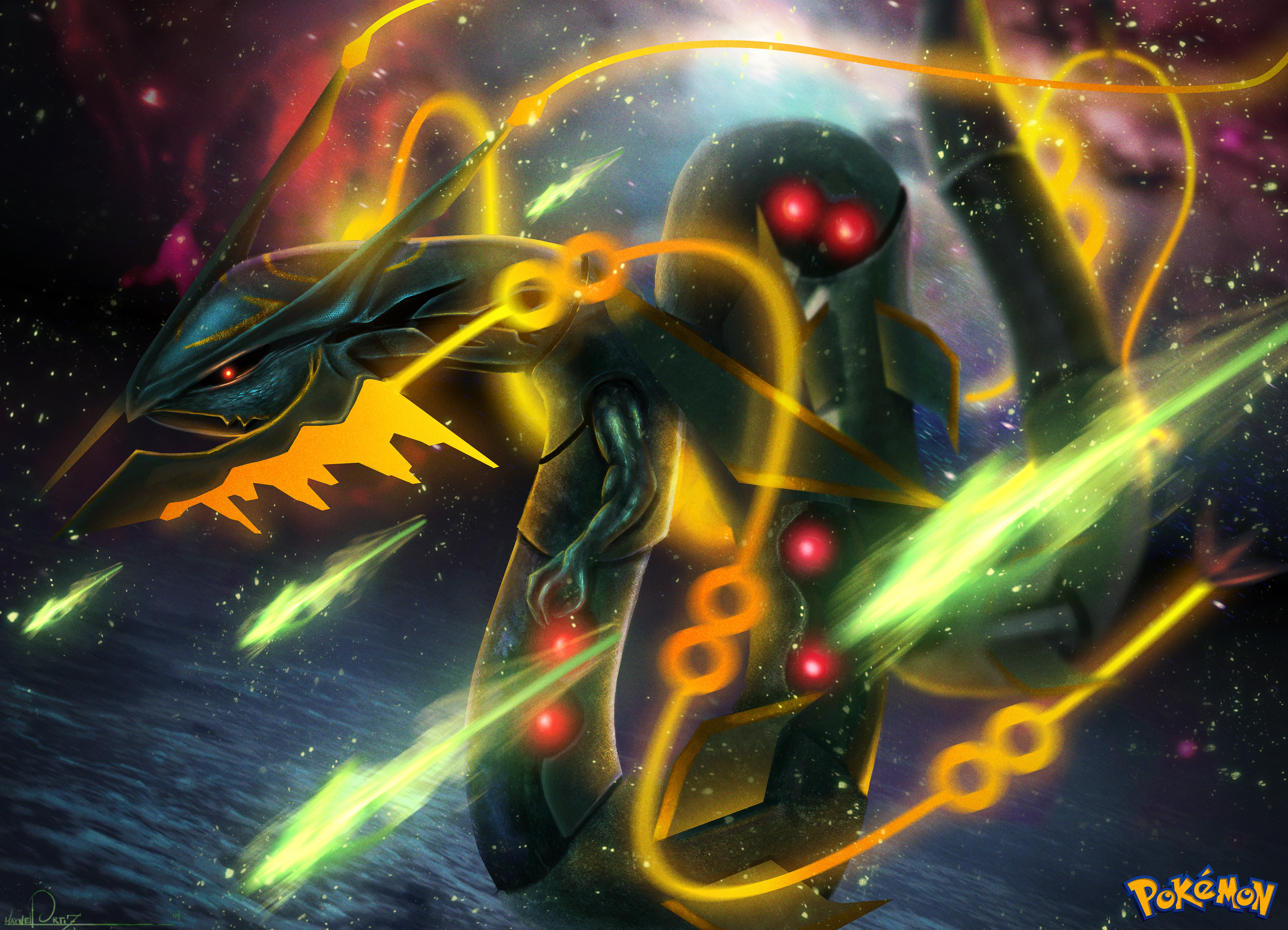 Free Download Mega Rayquaza By Gndillustrations 6000x4333 For Your Desktop Mobile Tablet Explore 75 Rayquaza Wallpapers Pokemon Wallpaper Rayquaza Kyogre Wallpaper Shiny Pokemon Wallpaper