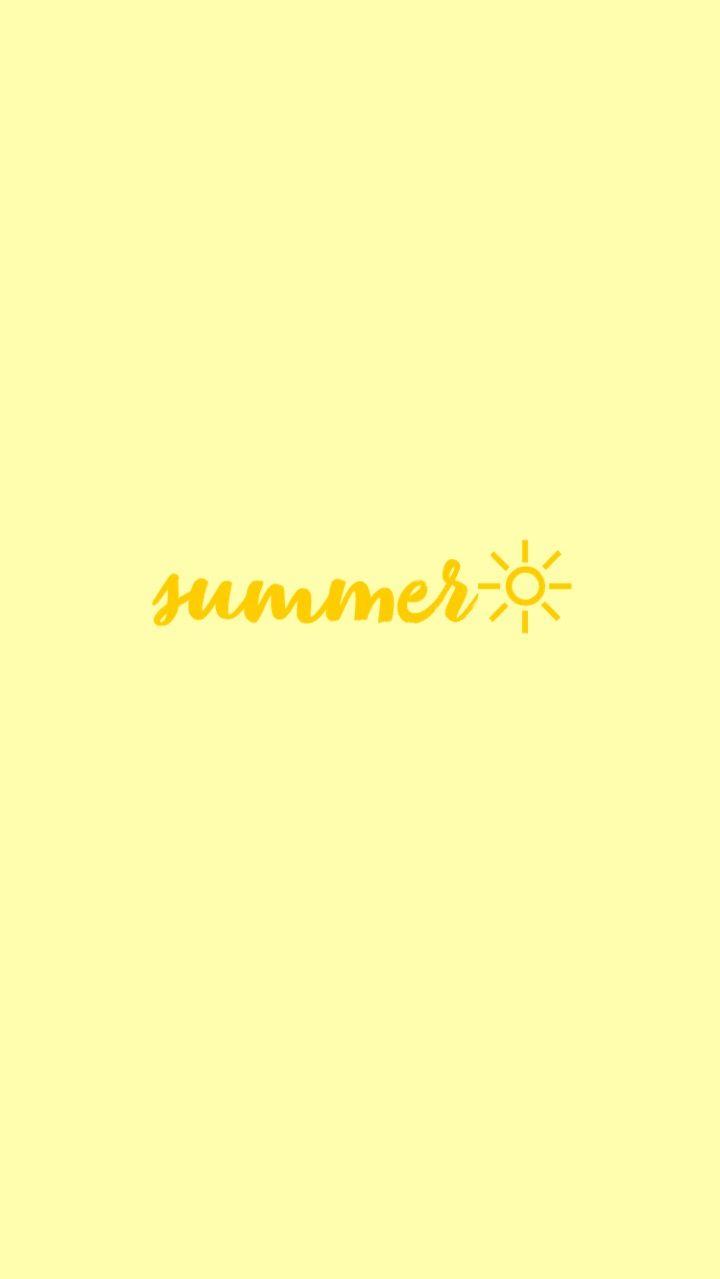 Cute Summer Wallpaper iPhone