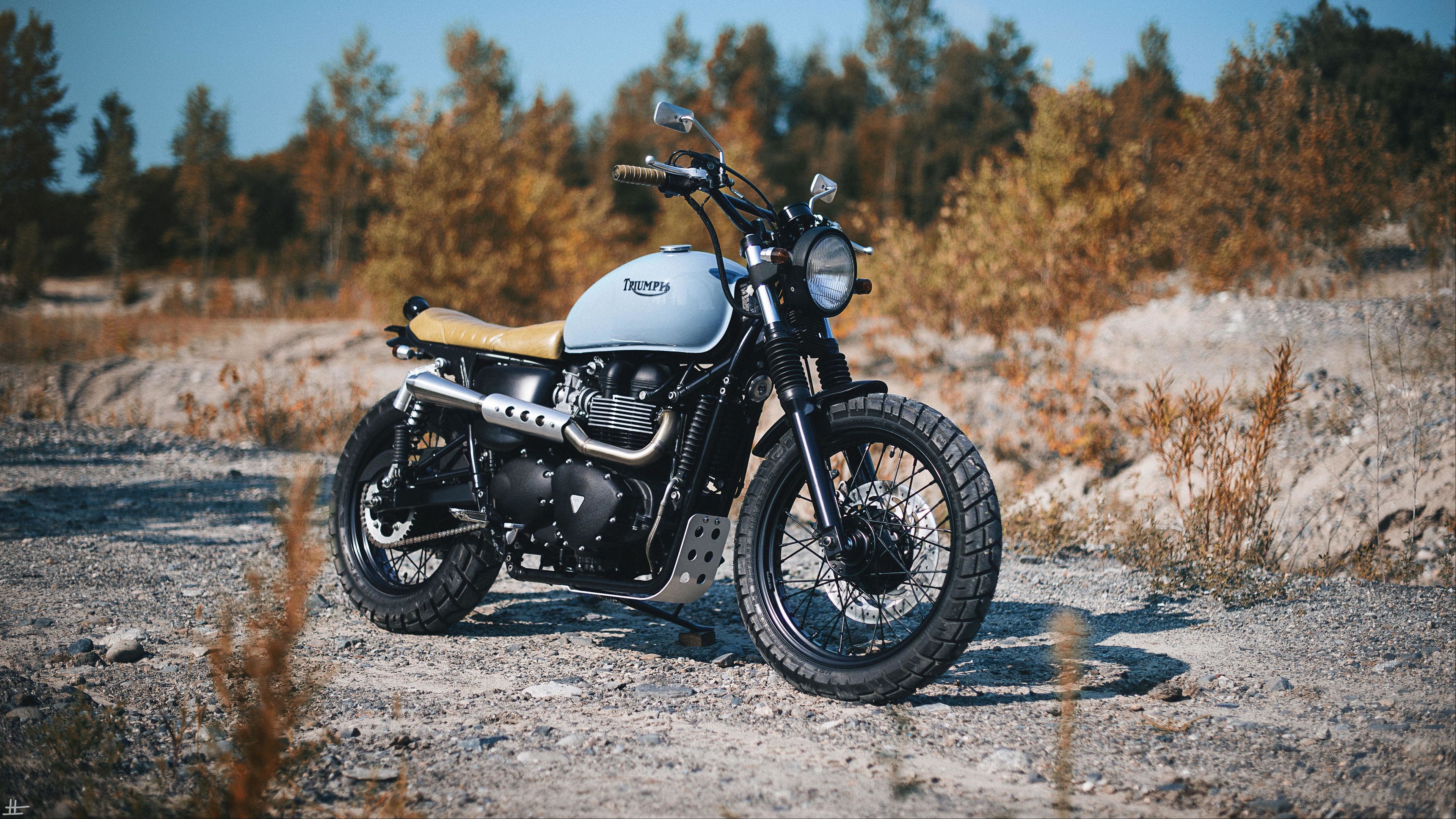 Wallpaper Triumph Bonneville Bike